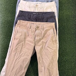 Old Navy Men's Chino Pants - Tan, Charcoal, Light Gray, Blue